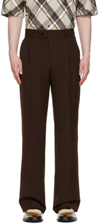 Эксклюзивные коричневые свободные брюки SSENSE Ernest W. Baker