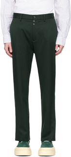 Зеленые брюки-галифе MM6 Maison Margiela