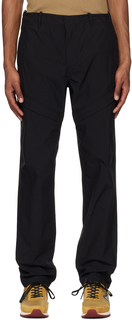 Черные брюки в стиле милитари с карманами Dunhill