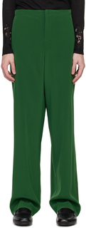 Зеленые брюки для йоги Spain Maximilian Davis