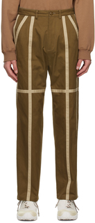 SSENSE Эксклюзивные коричневые брюки Kijun