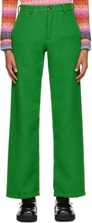 Зеленые брюки с четырьмя карманами Theophilio