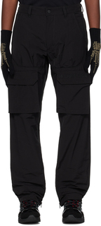 Черные брюки карго с наклейкой 44 44 Label Group