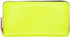 Желтый бумажник на молнии Super Fluo Comme des Garçons Wallets