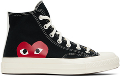 Черно-белые высокие кеды Converse Edition PLAY Chuck 70 Comme des Garçons Play