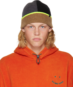 Многоцветная шапка Half &amp; Half Beanie Paul Smith