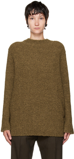 Коричневый свитер с бозе Studio Nicholson