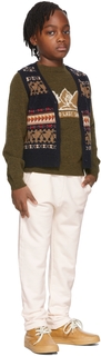 Детский свитер цвета хаки Тибо Bonpoint