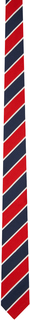 Красно-темно-синий галстук в полоску Thom Browne
