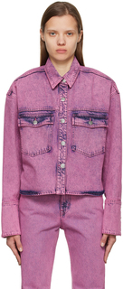 Пурпурная джинсовая рубашка Thalia REMAIN Birger Christensen