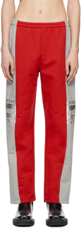 Красно-серые брюки для отдыха &apos;Extreme System&apos; VTMNTS