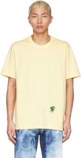 Желтая футболка с овощным салатом Doublet