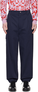 Темно-синие брюки-карго Back Door Combat Vivienne Westwood