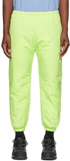 SSENSE Эксклюзивные зеленые стеганые брюки для отдыха RK