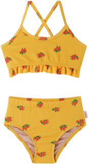 Детский комплект бикини с желтыми цветами TINYCOTTONS
