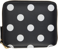 Бумажник на молнии Black Dots Comme des Garçons Wallets