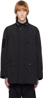 Черная куртка с капюшоном Th products