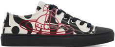 Низкие кроссовки Plimsoll 2.0 Black &amp; Off-White Vivienne Westwood