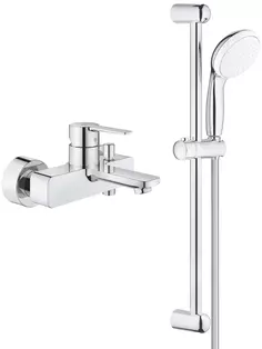 Смеситель для ванны Grohe Lineare 33849001 + 27924001