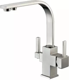 Смеситель для кухни с подключением к фильтру Zorg Sanitary ZR 332 YF NICKEL
