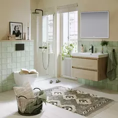 Комплект мебели дуб давос 80 см Aqwella Astrid AST0108DD + FST80SLWB01 + UM0208