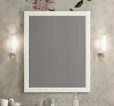 Зеркало 76x90 см слоновая кость Opadiris Омега Z0000006993