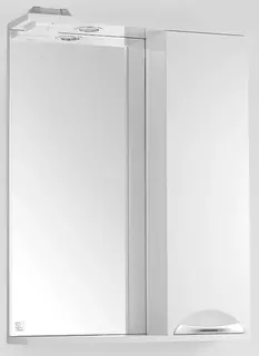 Зеркальный шкаф 60x83 см белый глянец Style Line Жасмин ЛС-00000040