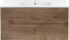 Тумба с раковиной дуб винтаж 101,5 см Vincea Mia VMC-2MC100VO + VBS-13100