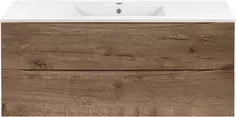 Тумба с раковиной дуб винтаж 121,5 см Vincea Mia VMC-2MC120VO + VBS-13120