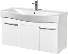 Тумба белый глянец 96,6 см Акватон Беверли 1A236701BV010