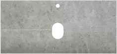 Столешница 100 см Marmo Grigio Lucido Belbagno KEP-100-MGL