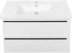 Тумба белый матовый 97,6 см La Fenice Elba Twin FNC-01-ELB-B-100-2