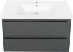 Тумба серо-зеленый матовый 97,6 см La Fenice Elba Twin FNC-01-ELB-G-100-2