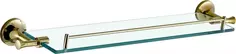 Полка стеклянная 65 см AltroBagno Corposo 082805 Or