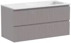 Тумба серый матовый 99,5 см Sancos Snob T SNT100RSM