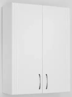 Шкаф двустворчатый подвесной 60x80 см белый глянец Style Line ЛС-00000169