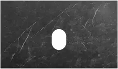 Столешница 80 см Marmo Nero Opaco Belbagno KEP-80-MNO-W0