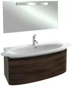 Тумба палисандр шпон 109 см 2 ящика Jacob Delafon Presquile EB1105-V13