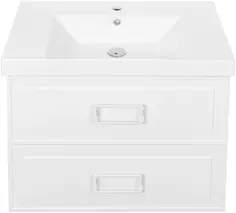 Тумба белый матовый 77,6 см La Fenice Cubo Twin FNC-01-CUB-B-80-2