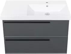 Тумба серо-зеленый матовый 87,6 см La Fenice Elba Twin FNC-01-ELB-G-90-2