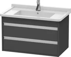 Тумба графит матовый 80 см Duravit Ketho KT664404949