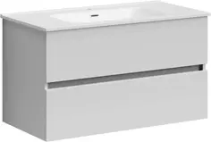 Тумба с раковиной белый глянец 91 см Sancos Urban UR90W + CN7002