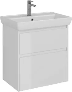 Тумба белый глянец 64,4 см Lemark Combi LM03C70T