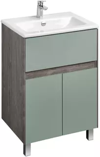 Тумба дуб рошелье/сумеречный голубой 58,4 см Акватон Форест 1A278201FR9C0