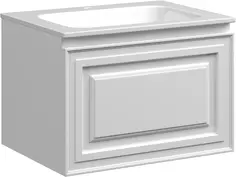 Тумба с раковиной белый матовый 61 см Sancos Very VR60W + CN7011