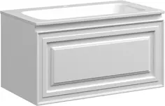 Тумба с раковиной белый матовый 81 см Sancos Very VR80W + CN7012