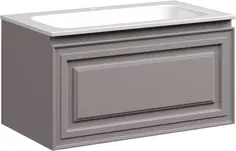 Тумба с раковиной серый матовый 81 см Sancos Very VR80SM + CN7012
