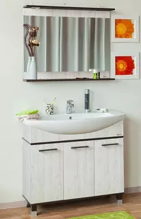 Комплект мебели венге/орегон 87,5 см Sanflor Толедо C0000001821 + 4620008197456 + C0000001820