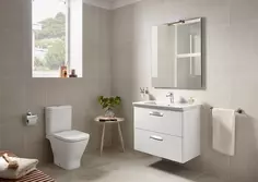 Комплект мебели белый глянец 70 см Roca The Gap ZRU9302878 + 327471000 + ZRU9302886