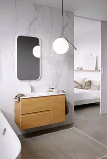 Комплект мебели дуб золотой 91,8 см Aqwella 5 Stars Accent ACC0109LDZ + Mal.09.04.D-L + RM0205W